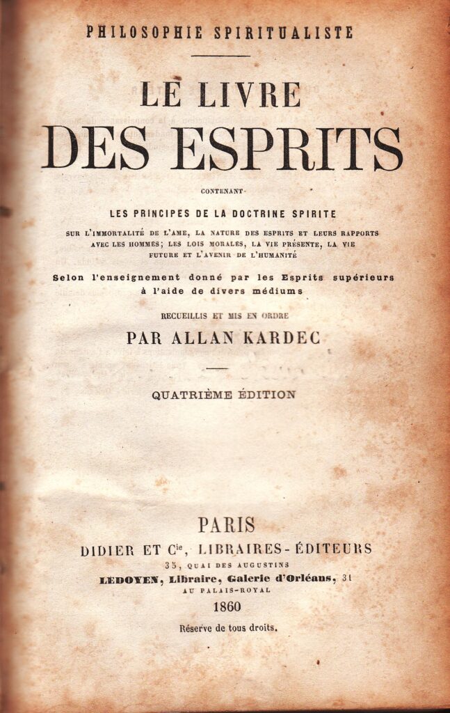 Le_Livre_des_Esprits: O Livro dos Espíritos